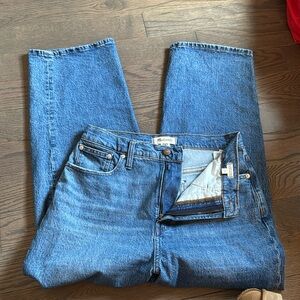 Madewell perfect vintage wide leg crop jean